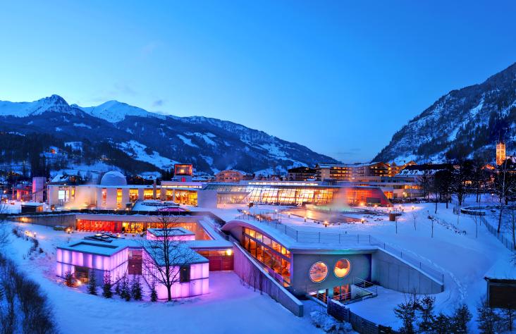 Die Alpentherme im Winter