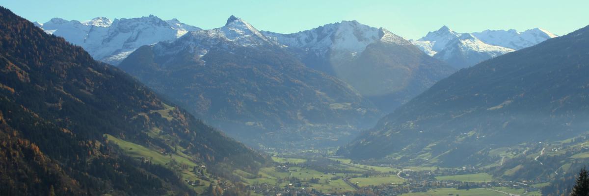 Ausblick vom Brandebengut auf Bad Hofgastein