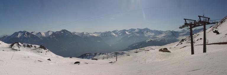 Beste Bedingungen Ende März auf der Schlossalm. 
