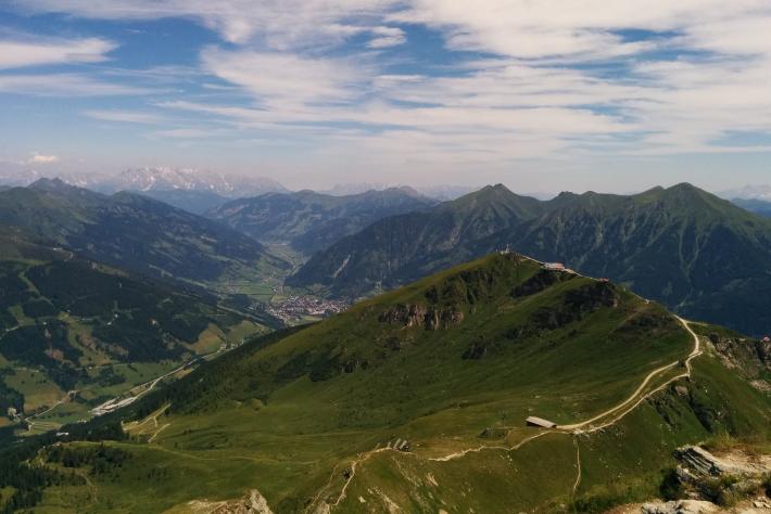 Blick zurück zum Stubnerkogel