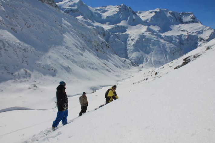 Im Weißenbachtal unten angekommen.