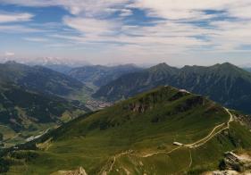 Blick zurück zum Stubnerkogel
