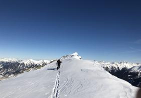 Fast am Ziel, dem Ortberg, angekommen.
