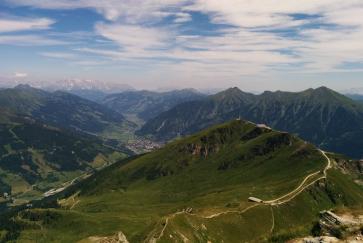 Blick zurück zum Stubnerkogel